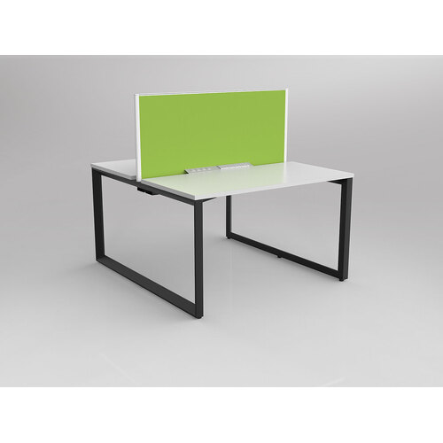 Anvil B2B 2 X 1200 X 600 New Oak On Black With Screen White/Salmon