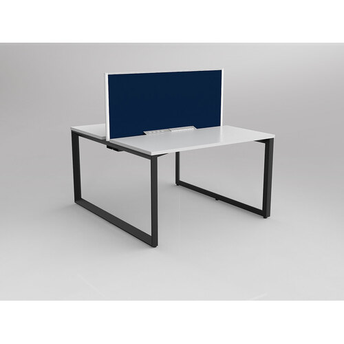 Anvil B2B 2 X 1200 X 600 New Oak On Black With Screen White/Steel Blue