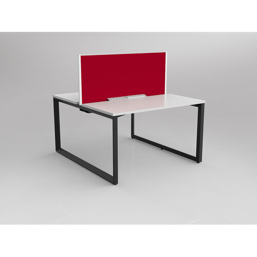 Anvil B2B 2 X 1200 X 600 New Oak On Black With Screen White/Tomato Red