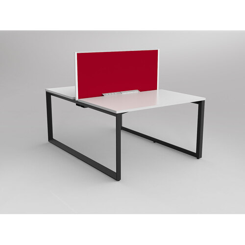 Anvil B2B 2 X 1200 X 750 New Oak On Black With Screen White/Tomato Red