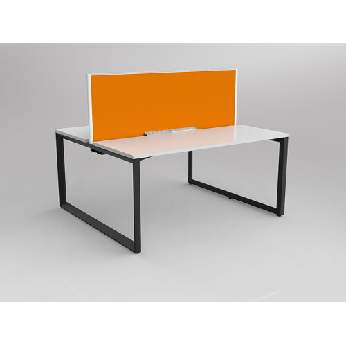 Anvil B2B 2 X 1500 X 600 New Oak On Black With Screen White/Bright Orange