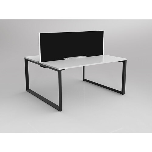 Anvil B2B 2 X 1500 X 600 New Oak On Black With Screen White/Charcoal