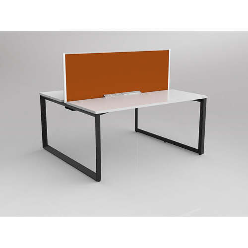 Anvil B2B 2 X 1500 X 600 New Oak On Black With Screen White/Orange