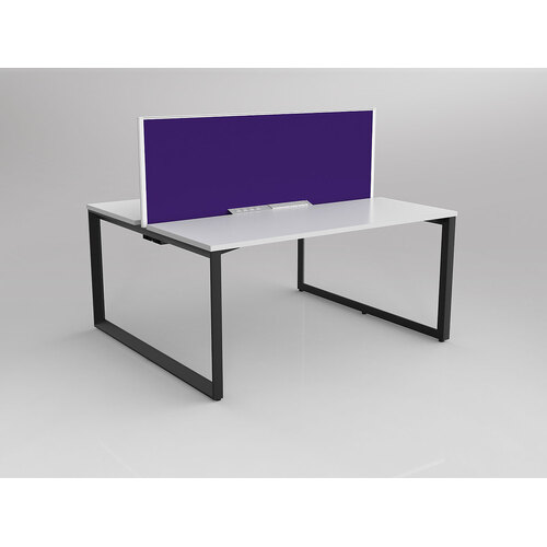 Anvil B2B 2 X 1500 X 600 New Oak On Black With Screen White/Plum