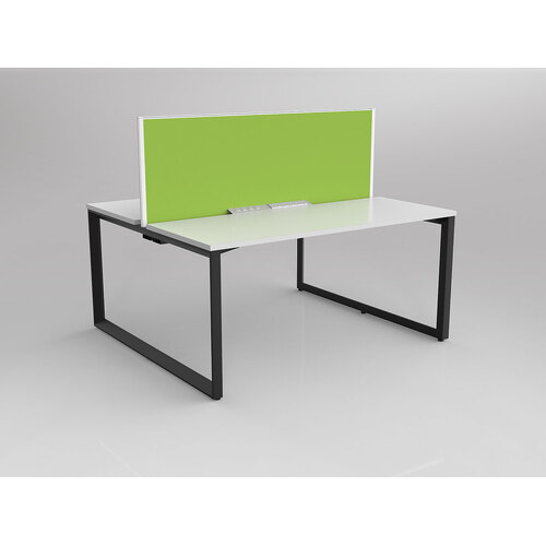 Anvil B2B 2 X 1500 X 600 New Oak On Black With Screen White/Salmon