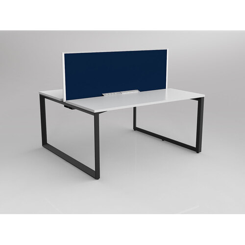 Anvil B2B 2 X 1500 X 600 New Oak On Black With Screen White/Steel Blue