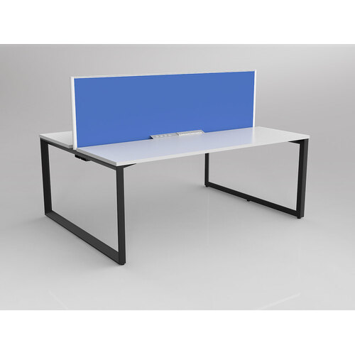 Anvil B2B 2 X 1800 X 600 New Oak On Black With Screen White/Baby Blue