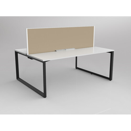 Anvil B2B 2 X 1800 X 600 New Oak On Black With Screen White/Fossil