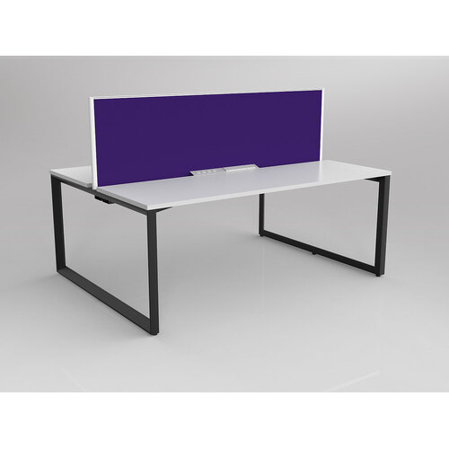Anvil B2B 2 X 1800 X 600 New Oak On Black With Screen White/Plum