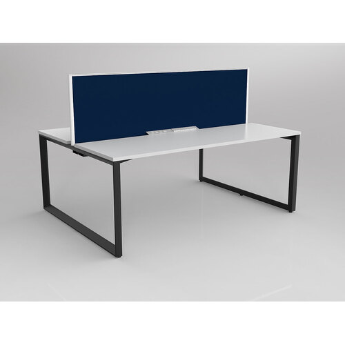 Anvil B2B 2 X 1800 X 600 New Oak On Black With Screen White/Steel Blue