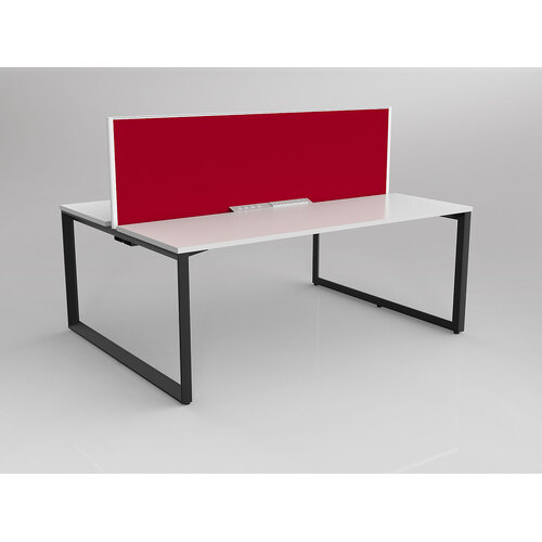 Anvil B2B 2 X 1800 X 600 New Oak On Black With Screen White/Tomato Red