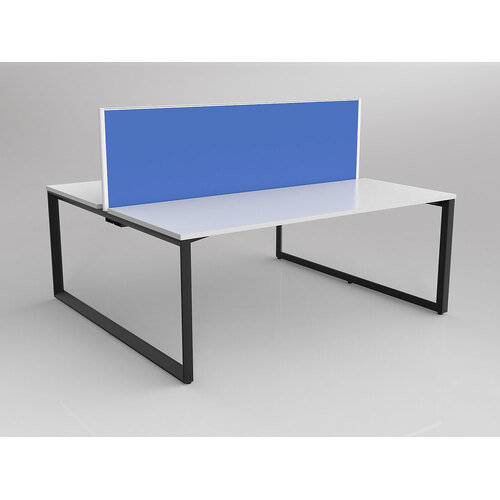 Anvil B2B 2 X 1800 X 750 New Oak On Black With Screen White/Baby Blue
