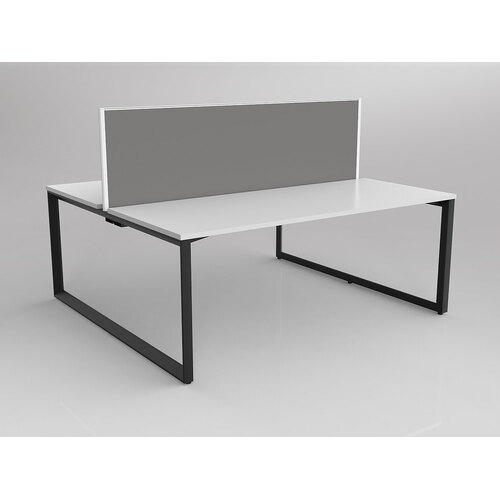 Anvil B2B 2 X 1800 X 750 New Oak On Black With Screen White/Grey