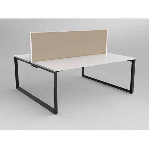 Anvil B2B 2 X 1800 X 750 New Oak On Black With Screen White/Sandcastle