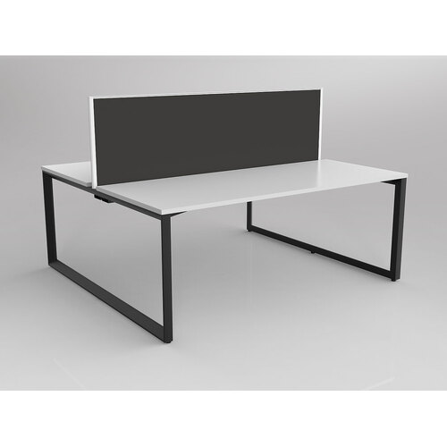 Anvil B2B 2 X 1800 X 750 New Oak On Black With Screen White/Slate Grey