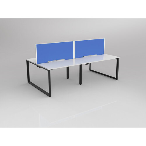 Anvil B2B 4 X 1200 X 600 New Oak On Black With Screen White/Baby Blue