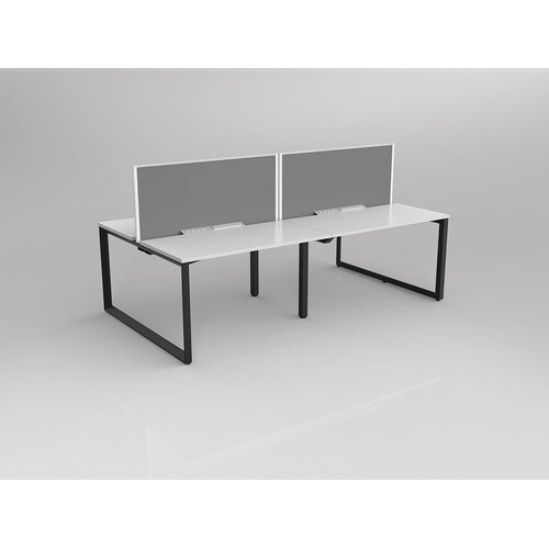 Anvil B2B 4 X 1200 X 600 New Oak On Black With Screen White/Grey