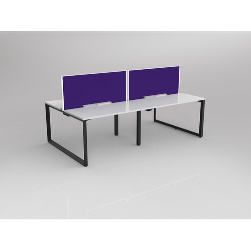 Anvil B2B 4 X 1200 X 600 New Oak On Black With Screen White/Plum