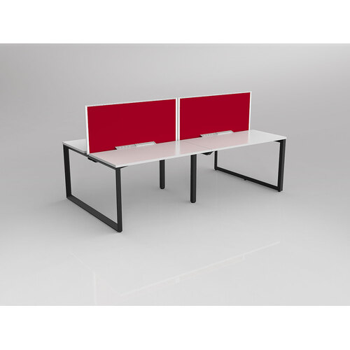 Anvil B2B 4 X 1200 X 600 New Oak On Black With Screen White/Tomato Red