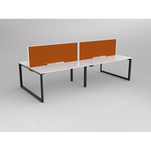 Anvil B2B 4 X 1500 X 600 New Oak On Black With Screen White/Orange