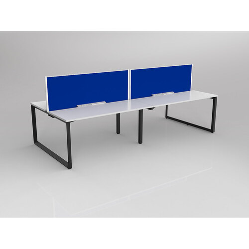 Anvil B2B 4 X 1500 X 600 New Oak On Black With Screen White/Sky Blue