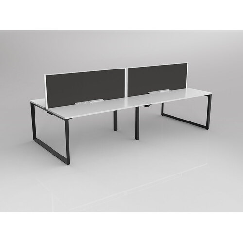 Anvil B2B 4 X 1500 X 600 New Oak On Black With Screen White/Slate Grey
