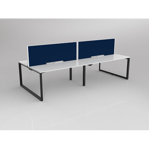 Anvil B2B 4 X 1500 X 600 New Oak On Black With Screen White/Steel Blue
