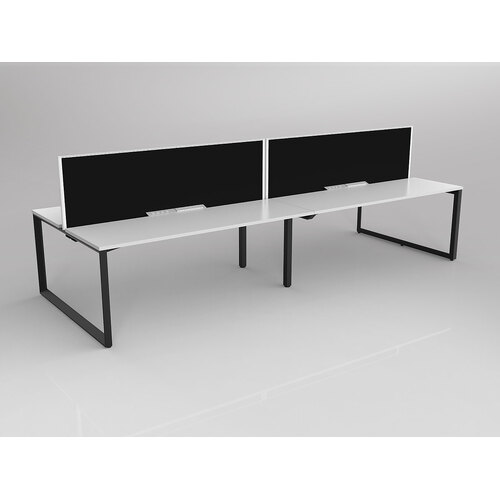Anvil B2B 4 X 1800 X 600 New Oak On Black With Screen White/Charcoal