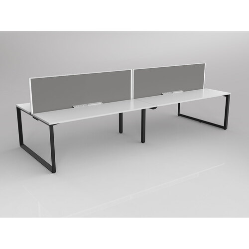 Anvil B2B 4 X 1800 X 600 New Oak On Black With Screen White/Grey