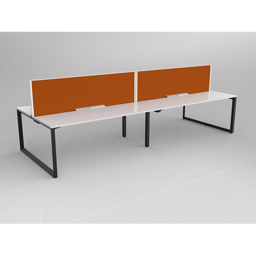 Anvil B2B 4 X 1800 X 600 New Oak On Black With Screen White/Orange