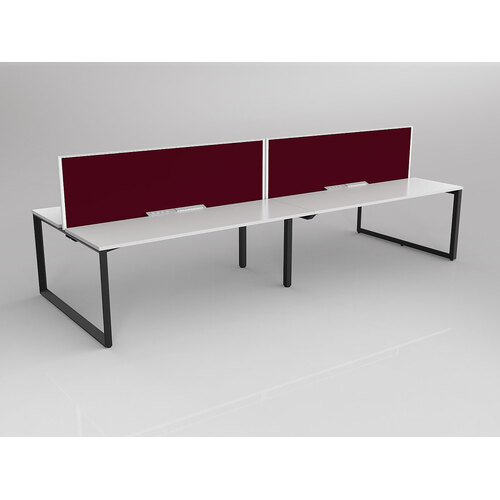 Anvil B2B 4 X 1800 X 600 New Oak On Black With Screen White/Red