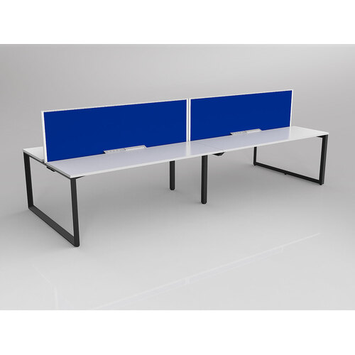Anvil B2B 4 X 1800 X 600 New Oak On Black With Screen White/Sky Blue