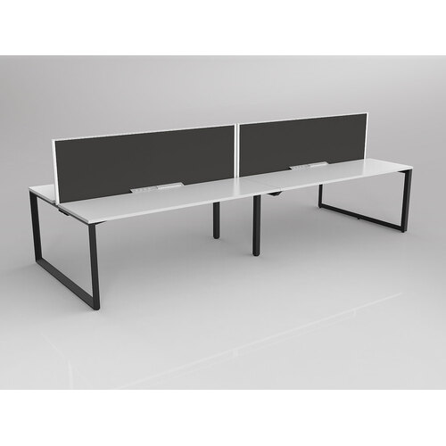 Anvil B2B 4 X 1800 X 600 New Oak On Black With Screen White/Slate Grey