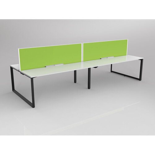 Anvil B2B 4 X 1800 X 600 New Oak On Black With Screen White/Salmon