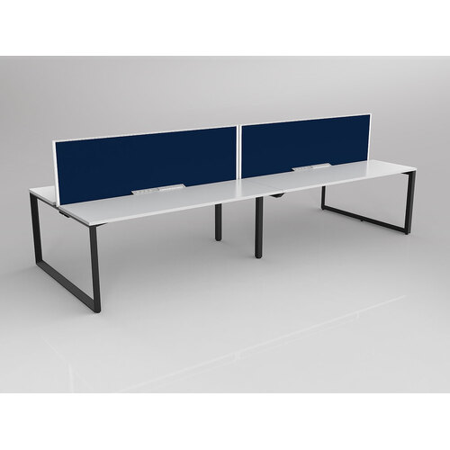 Anvil B2B 4 X 1800 X 600 New Oak On Black With Screen White/Steel Blue