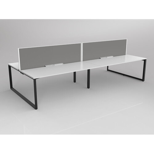 Anvil B2B 4 X 1800 X 750 New Oak On Black With Screen White/Grey
