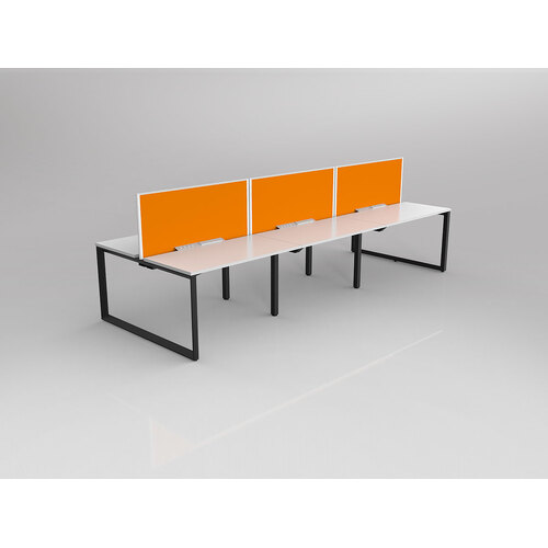 Anvil B2B 6 X 1200 X 600 New Oak On Black With Screen White/Bright Orange