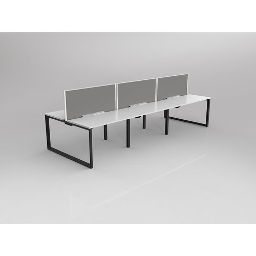 Anvil B2B 6 X 1200 X 600 New Oak On Black With Screen White/Grey