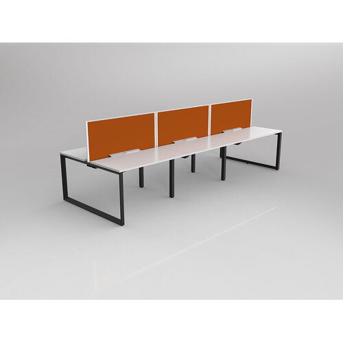 Anvil B2B 6 X 1200 X 600 New Oak On Black With Screen White/Orange