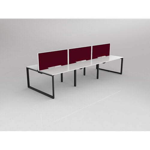 Anvil B2B 6 X 1200 X 600 New Oak On Black With Screen White/Red