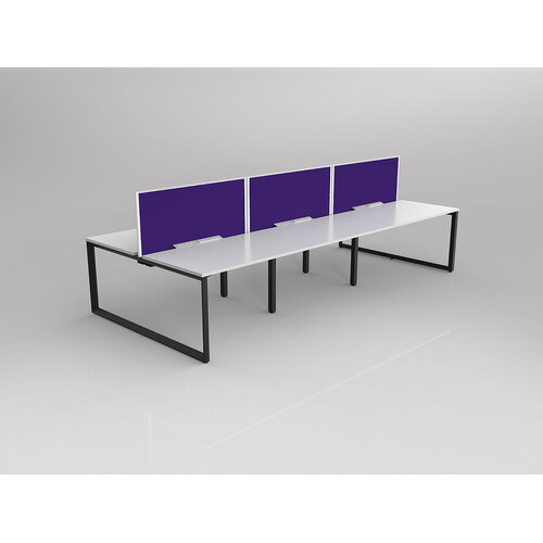 Anvil B2B 6 X 1200 X 750 New Oak On Black With Screen White/Plum
