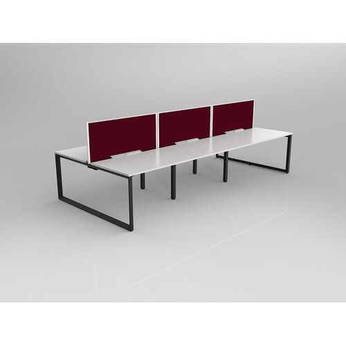 Anvil B2B 6 X 1200 X 750 New Oak On Black With Screen White/Ruby Red