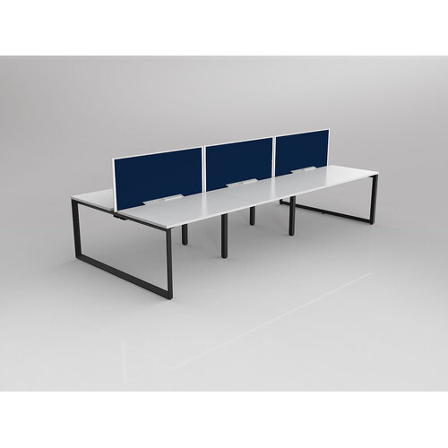 Anvil B2B 6 X 1200 X 750 New Oak On Black With Screen White/Steel Blue