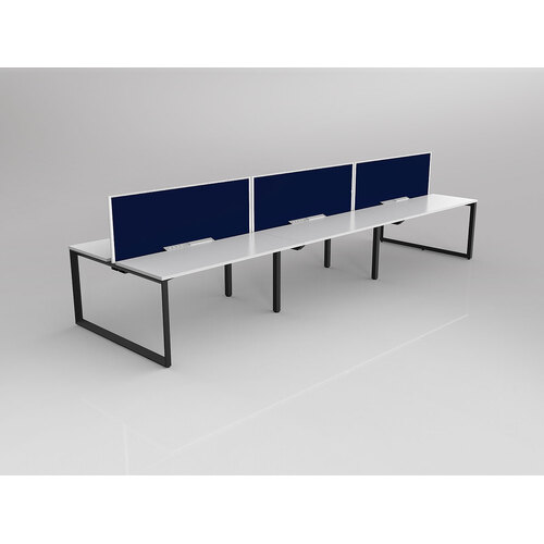 Anvil B2B 6 X 1500 X 600 New Oak On Black With Screen White/Navy