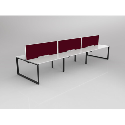 Anvil B2B 6 X 1500 X 600 New Oak On Black With Screen White/Red