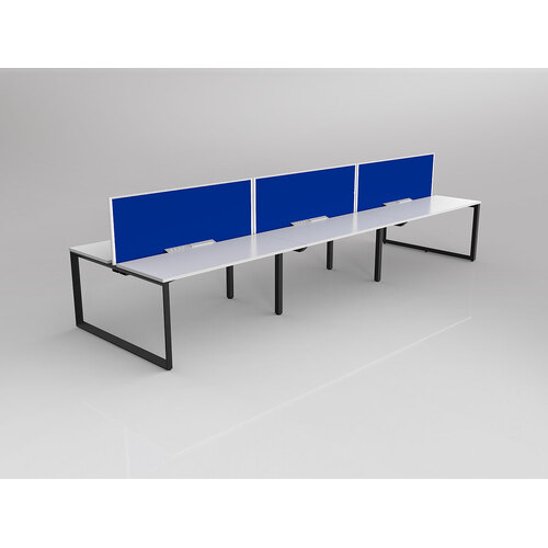 Anvil B2B 6 X 1500 X 600 New Oak On Black With Screen White/Sky Blue