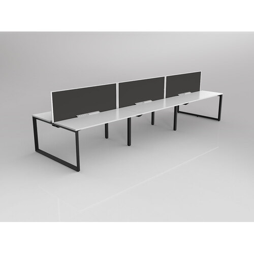 Anvil B2B 6 X 1500 X 600 New Oak On Black With Screen White/Slate Grey