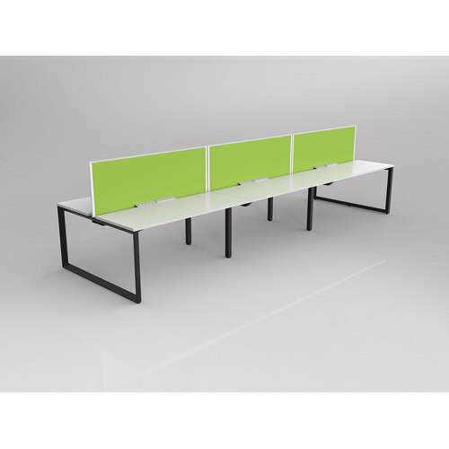 Anvil B2B 6 X 1500 X 600 New Oak On Black With Screen White/Salmon