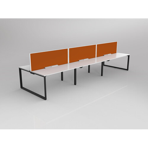 Anvil B2B 6 X 1500 X 600 White On Black With Screen White/Burnt Orange