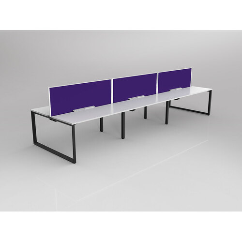 Anvil B2B 6 X 1500 X 600 White On Black With Screen White/Plum
